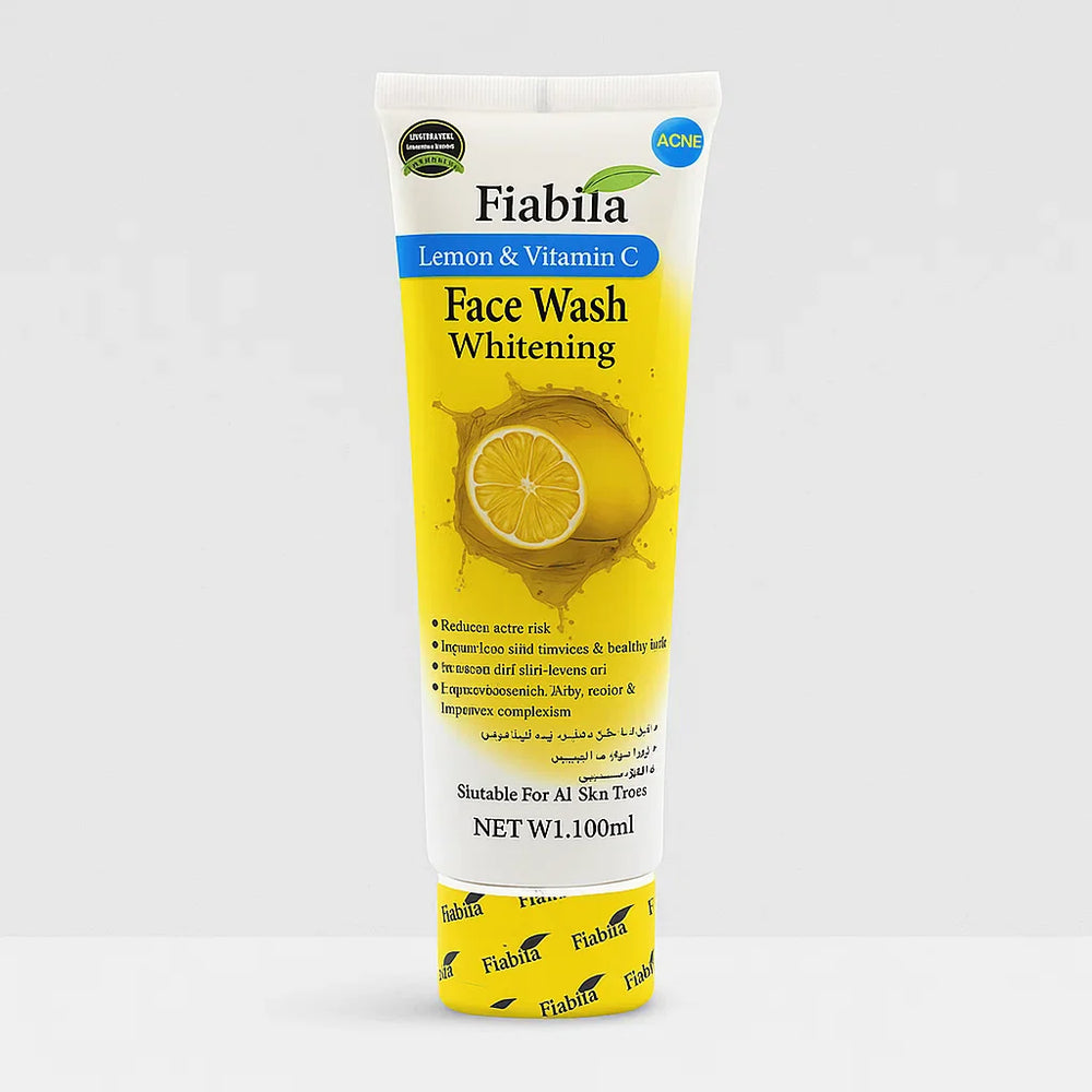 Fiabila Lemon & Vitamin C Facewash Whitening - 100ml Fiabila