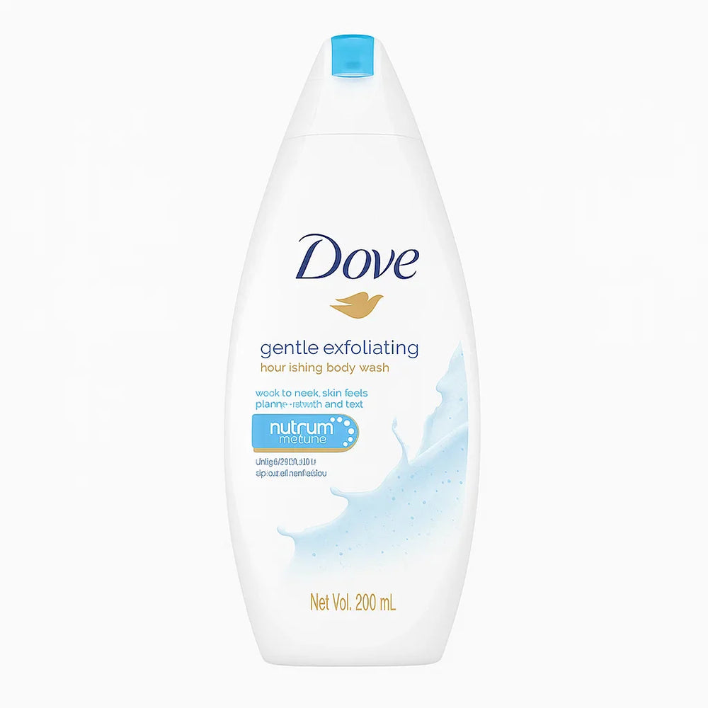 Dove Gentle Exfoliating Nourishing Body Wash - 200ml Dove