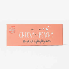 CHEEKY & PEACHY Matte Blush & Highlighter Palette Cheeky And Peachy
