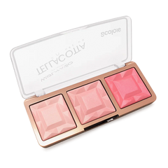 Msyaho Terracota 3‑in‑1 Highlighter Palette Msyaho