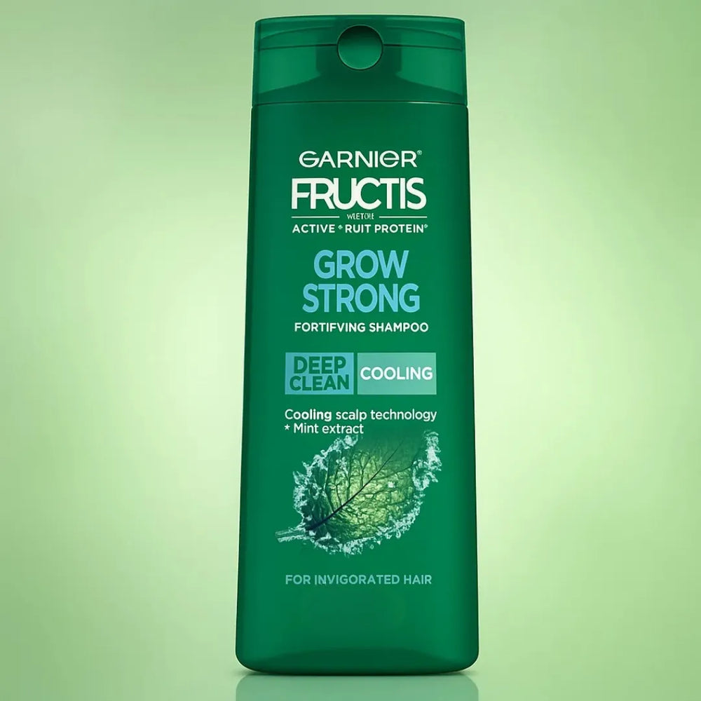 Garnier Fructis Grow Strong Cooling Deep Clean Shampoo - 370ml Garnier