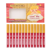 Huda Matte Me 12 Pcs Lip Gloss Pack Huda Matte Me