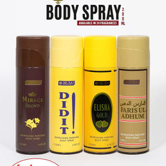 TEZN Body Spray - 4 Pcs - Each 200ml TEZN