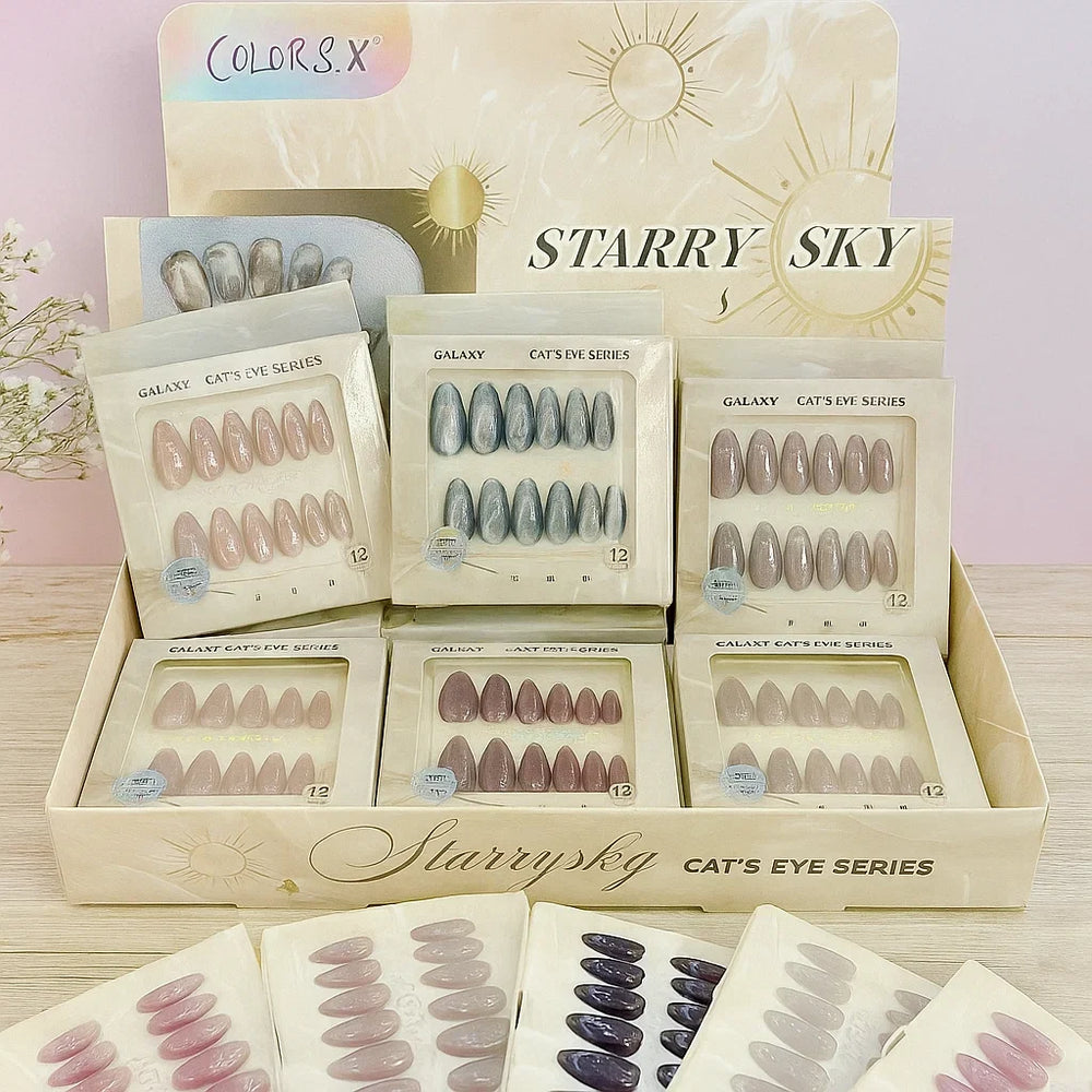 Color Six Starry Sky Nails Color Six
