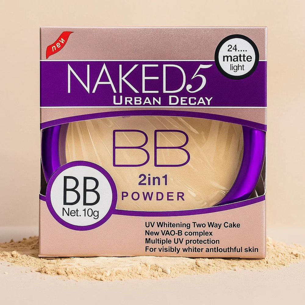 Naked5 Urban Decay 2 in 1 Compact Powder - 10g Naked5