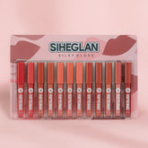 SIHEGLAN Nude Lip Gloss - 12 Pcs Set Siheglan