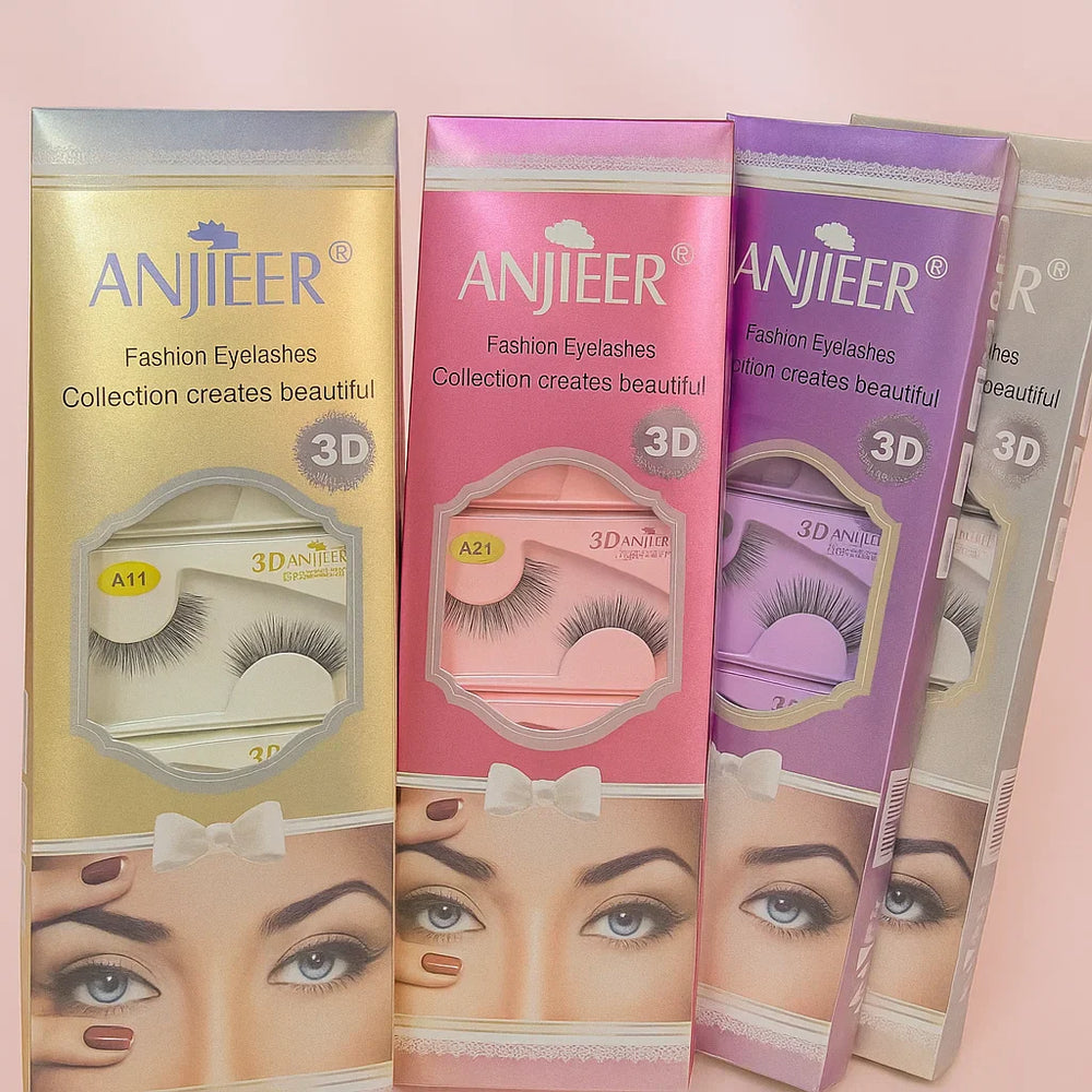 Anjieer 3D Eye lashes - 10 Pcs Anjieer