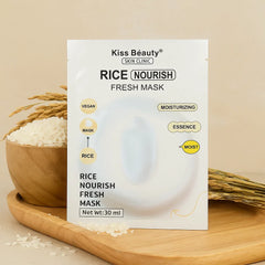 Kiss Beauty Rice Nourish Face Sheet Mask Kiss Beauty