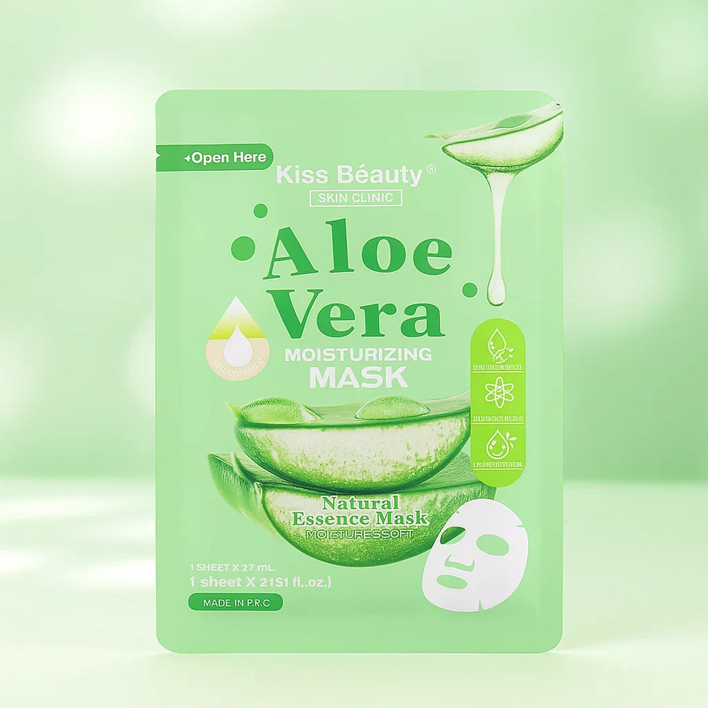 Kiss Beauty Aloe Vera Face Sheet Mask Kiss Beauty