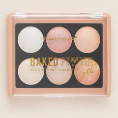 MSYAHO 6 Colors Baked Blush Highlighter MSYAHO