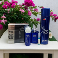 Lady Blue 4Pcs Perfume Deal Lady blue