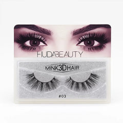 Huda Beauty Mink 3D Eyelashes – Luxurious Volume & Flawless Glam Huda Beauty