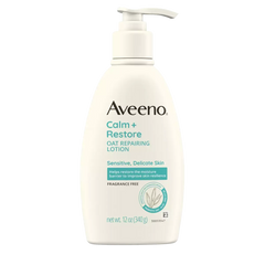 Aveeno Calm + Restore Oat Repairing Lotion – For Sensitive & Dry Skin Aveeno