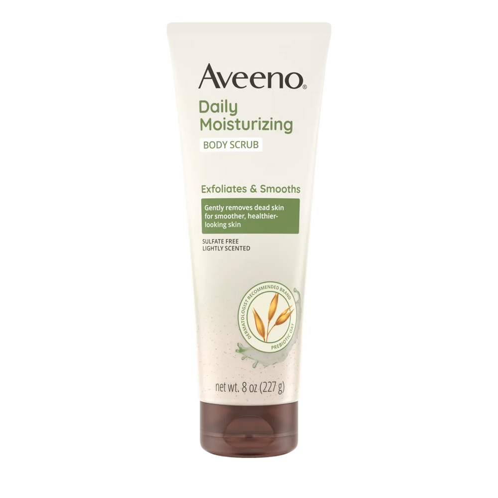 Aveeno Daily Moisturizing Exfoliating Body Scrub Gently Renews Dry Aveeno