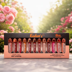 Kashees Matte Lipgloss - 12 Pcs Set Kashees