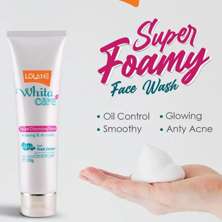 Lolane Whita Care Facial Cleansing Foam Lolane
