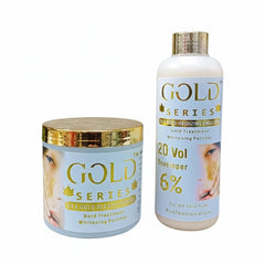 Gold 24K Gold Oxidizing Emulse + Bleach Powder Gold