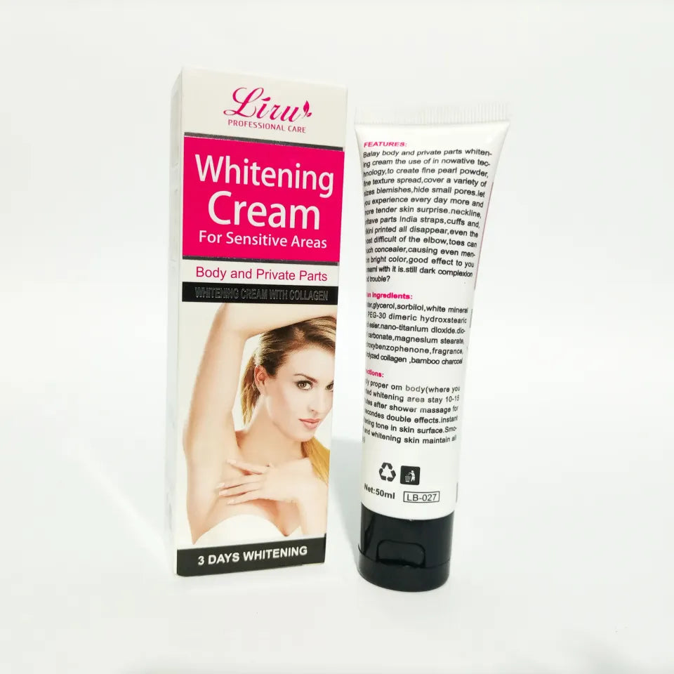 Lizu Professional Care Whitening Cream with Collagen for Private Lizu