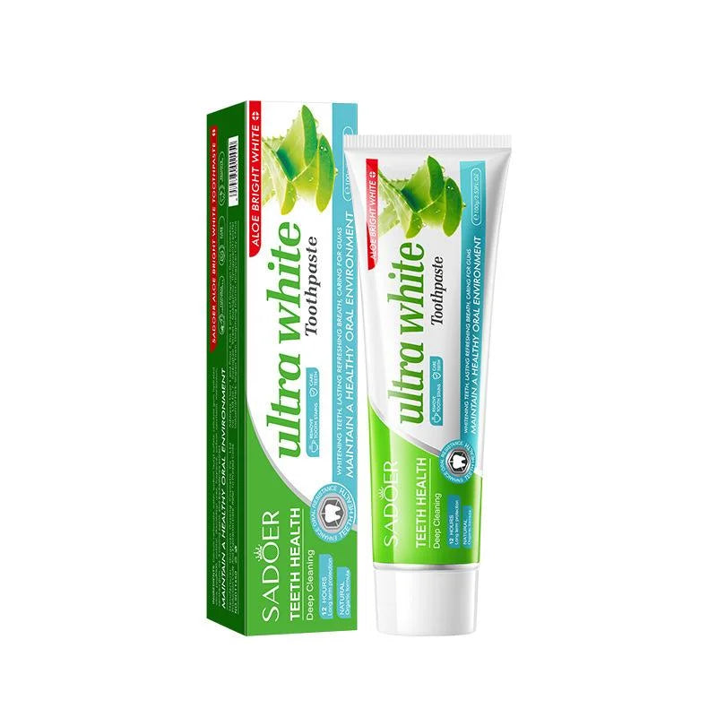 Sadoer Ultra White & Bright Aloevera Toothpaste - 100g Sadoer