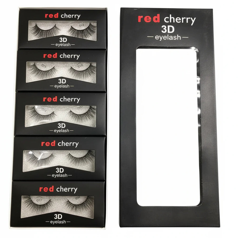 Red Cherry Eye Lashes Pack of 10 Red Cherry