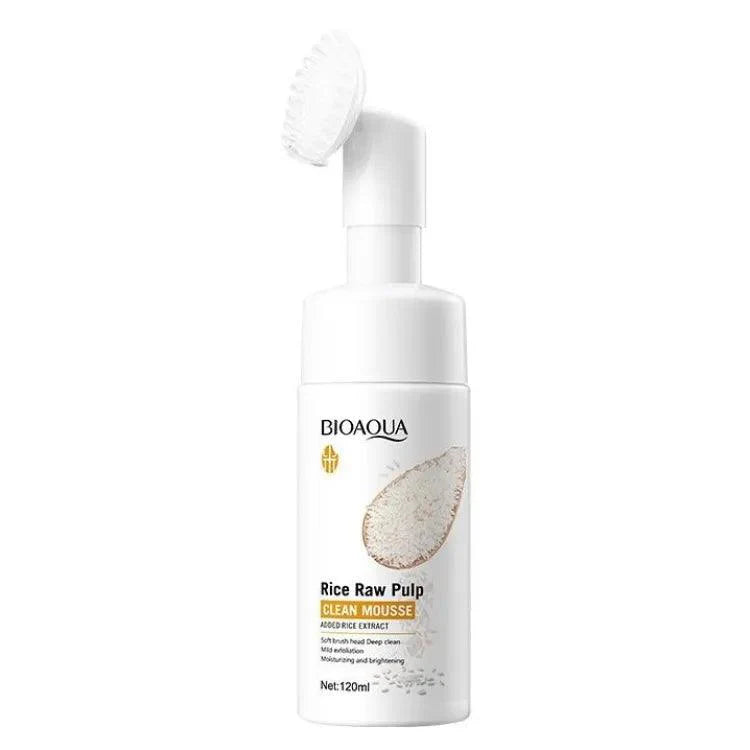 Bioaqua Rice Raw Pulp Deep Cleaning & Hydrating Mousse - 120ml Bioaqua