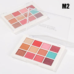 Miss Rose Eyeshadow Palette - 12 Colors Miss Rose