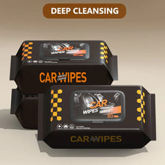 Car interior cleaning and polishing Wipes - PACK OF 80 Cosmia.pk