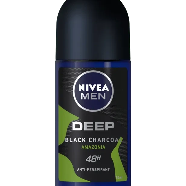 Nivea Men Deep Black Carbon Amazonia Roll on - 50ml nivea