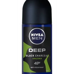 Nivea Men Deep Black Carbon Amazonia Roll on - 50ml nivea