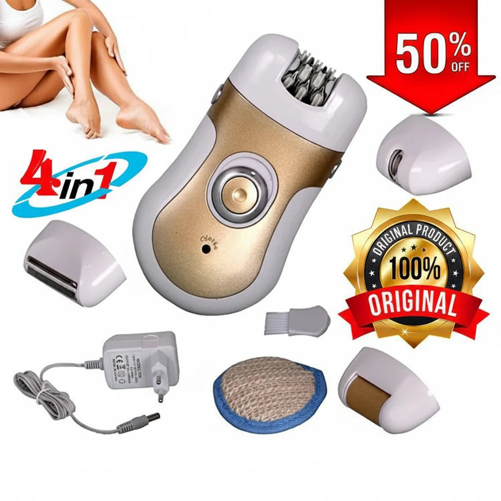 4-in-1 Browns Original Women Epilator Shaver Cosmia.pk
