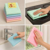 Reusable Kitchen Cleaning Cloth - 5 Pcs Cosmia.pk