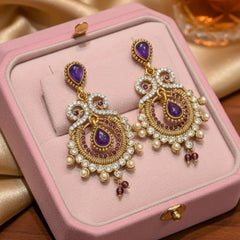 Rajwari + Kundan + Stone Earring Mix Collection Cosmia