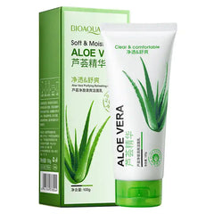 BIOAQUA Soft and Moisturizing Aloe Vera Facial Cleanser - 100g Bioaqua