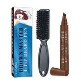 GUANJING Colors Men Waterproof Beard Filler 4 Tip Beard Filler Beard Filler Pen Kit - 5ml Guanjing