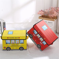 Kids Foldable School Bus Storage Box Cosmia.pk
