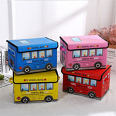 Kids Foldable School Bus Storage Box Cosmia.pk