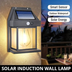 Solar Tungsten Wireless Outdoor LED Wall Light Cosmia.pk