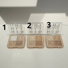 Anylady 4 Colors Celestial Highlighter Palette Any Lady