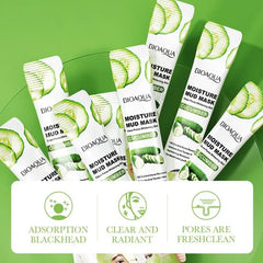 Bioaqua Cucumber Face Mask 10pcs Oil Control - 8g*10 Pcs Bioaqua