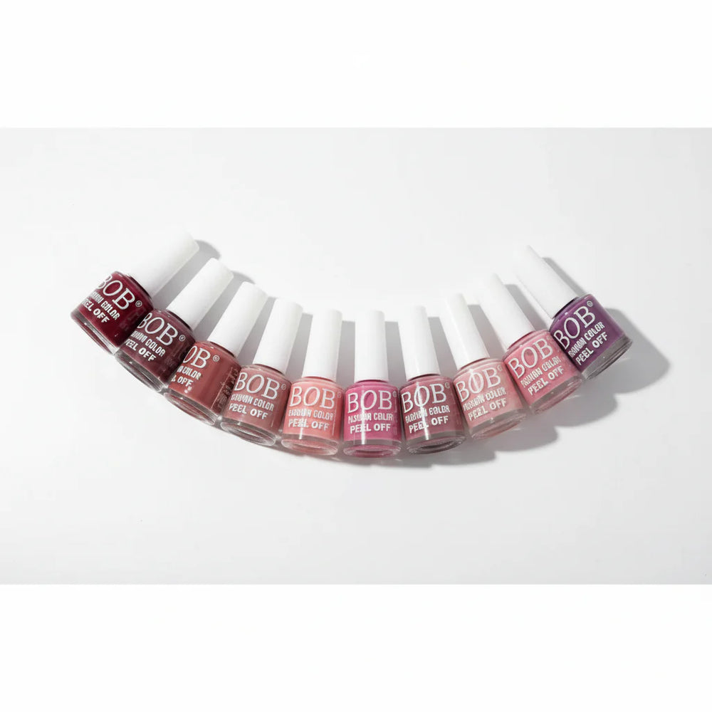 Bob Fashion Color Peel off - Pack of 12 Bob