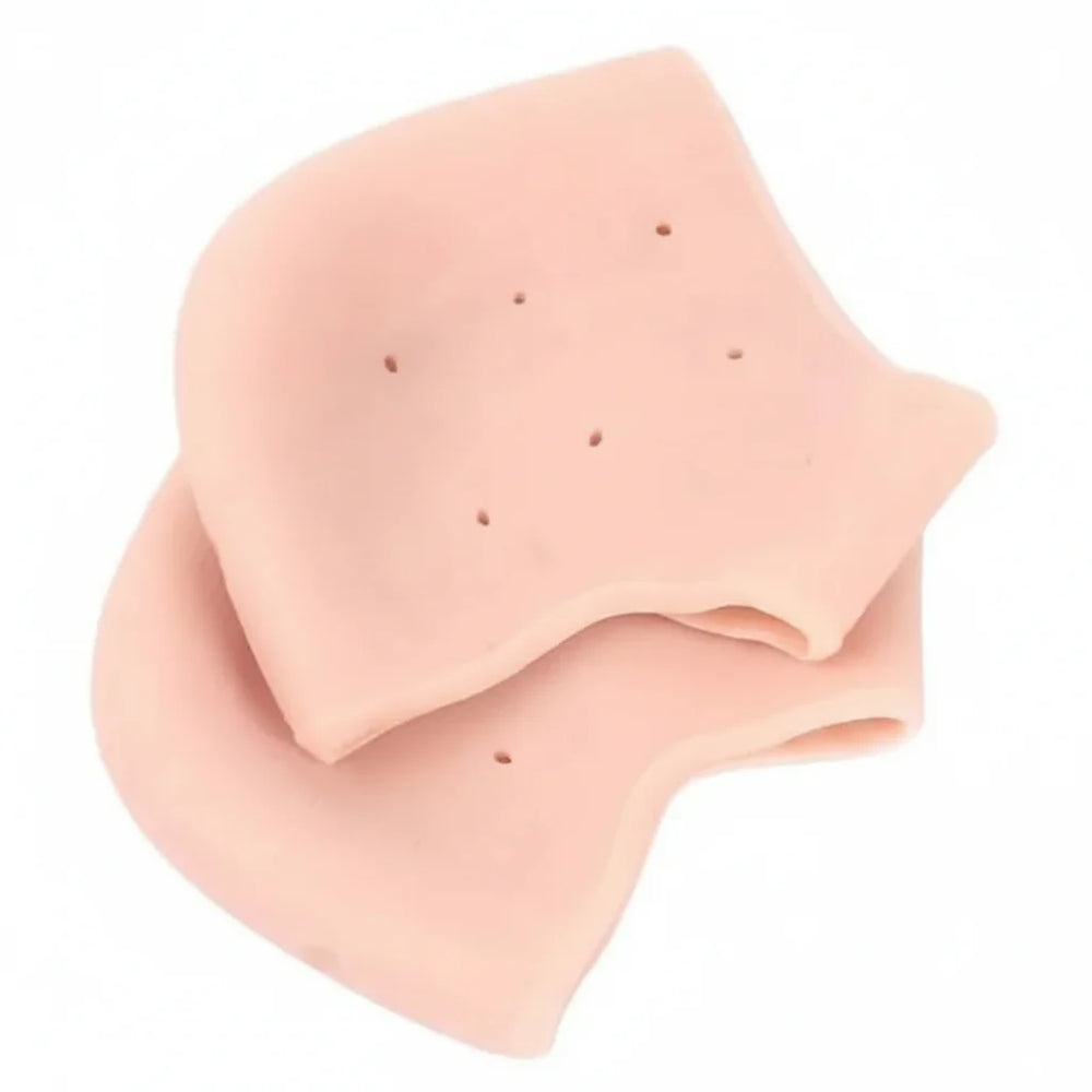Half Cover Sock Silicone Gel Heel Pad Socks for Pain Relief Cosmia.pk