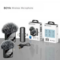 Boya BY-V20 (Dual Type C ) Ultracompact 2.4GHz Wireless Microphone BOYA