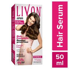 Livon Hair Serum For All Hair Types - 50ml Livon