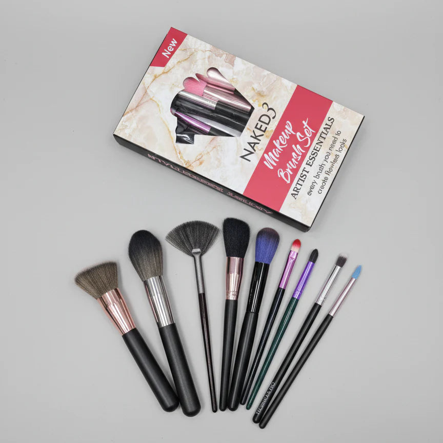 Naked3 Professional Makeup Brush Set Naked3