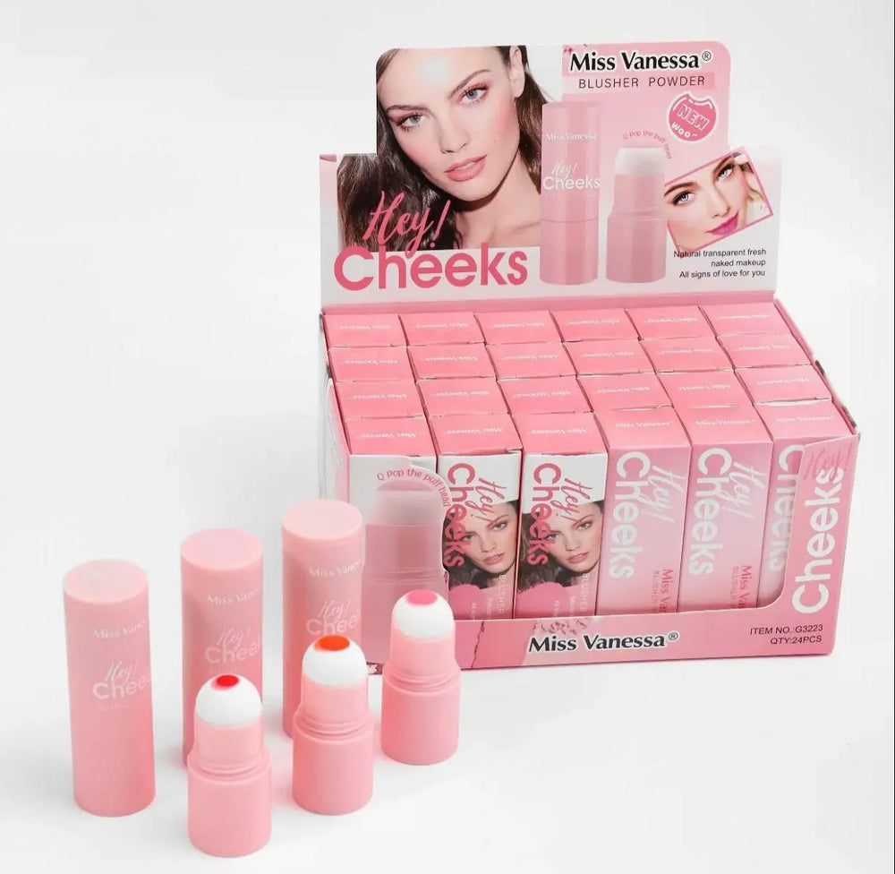 Miss Vanessa Hey Cheeks Blusher Powder Blush Stick Miss Vanessa