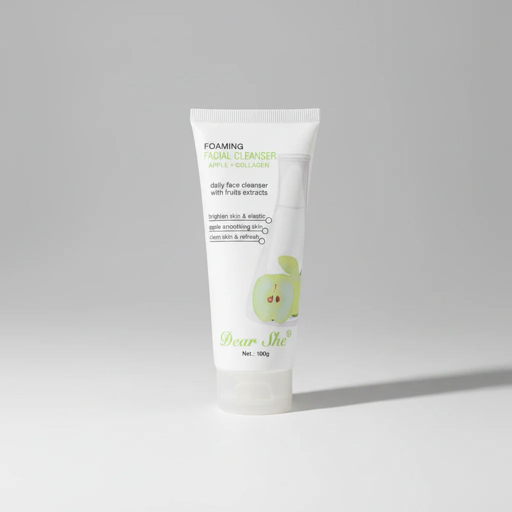 Dear She Foaming Facial Cleanser with apple and collagen - 100g Dear she