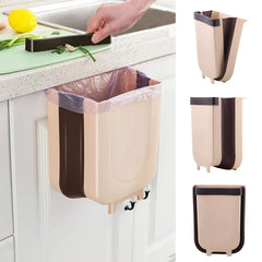 Folding Trash Bin Kitchen Cabinet Door Hanging Cosmia.pk