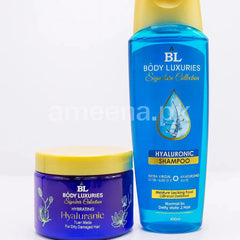 Body Luxuries 2 in 1 Hyaluronic Deal Shampoo 400ml + Mask 300gm Body Luxuries
