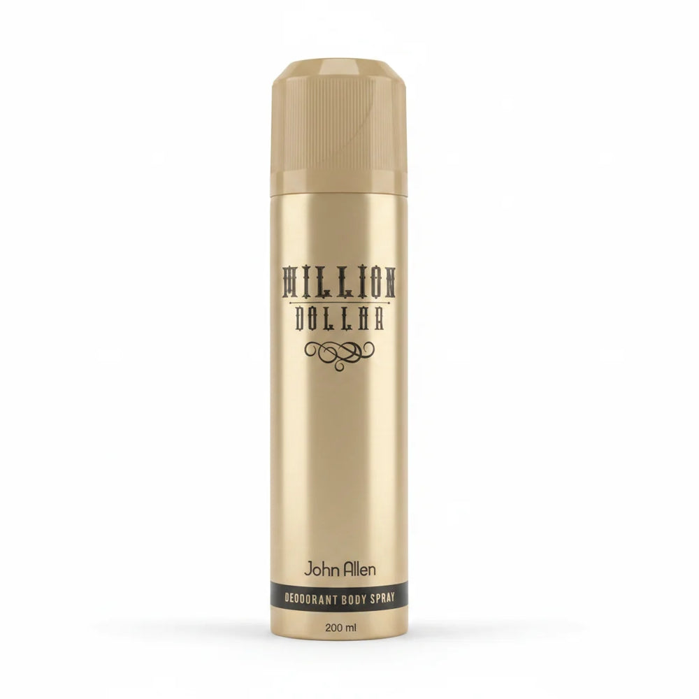 John Allen Million Dollar Perfumed Body Spray – 200ml John Allen