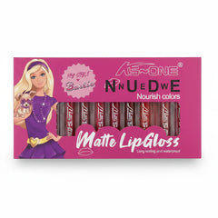 Ks-One Barbie Matte Lip Gloss- Pack of 12 KS-ONE